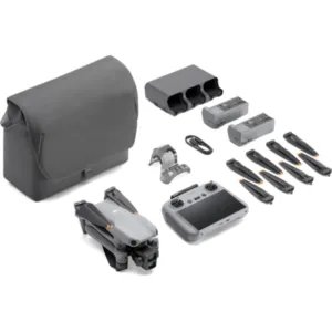 DJI Air 3 Fly More Combo com RC 2 e componentes apresentados