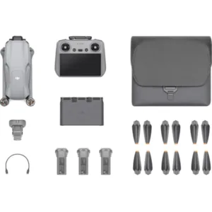 DJI Air 3 Fly More Combo com RC 2 em visão superior