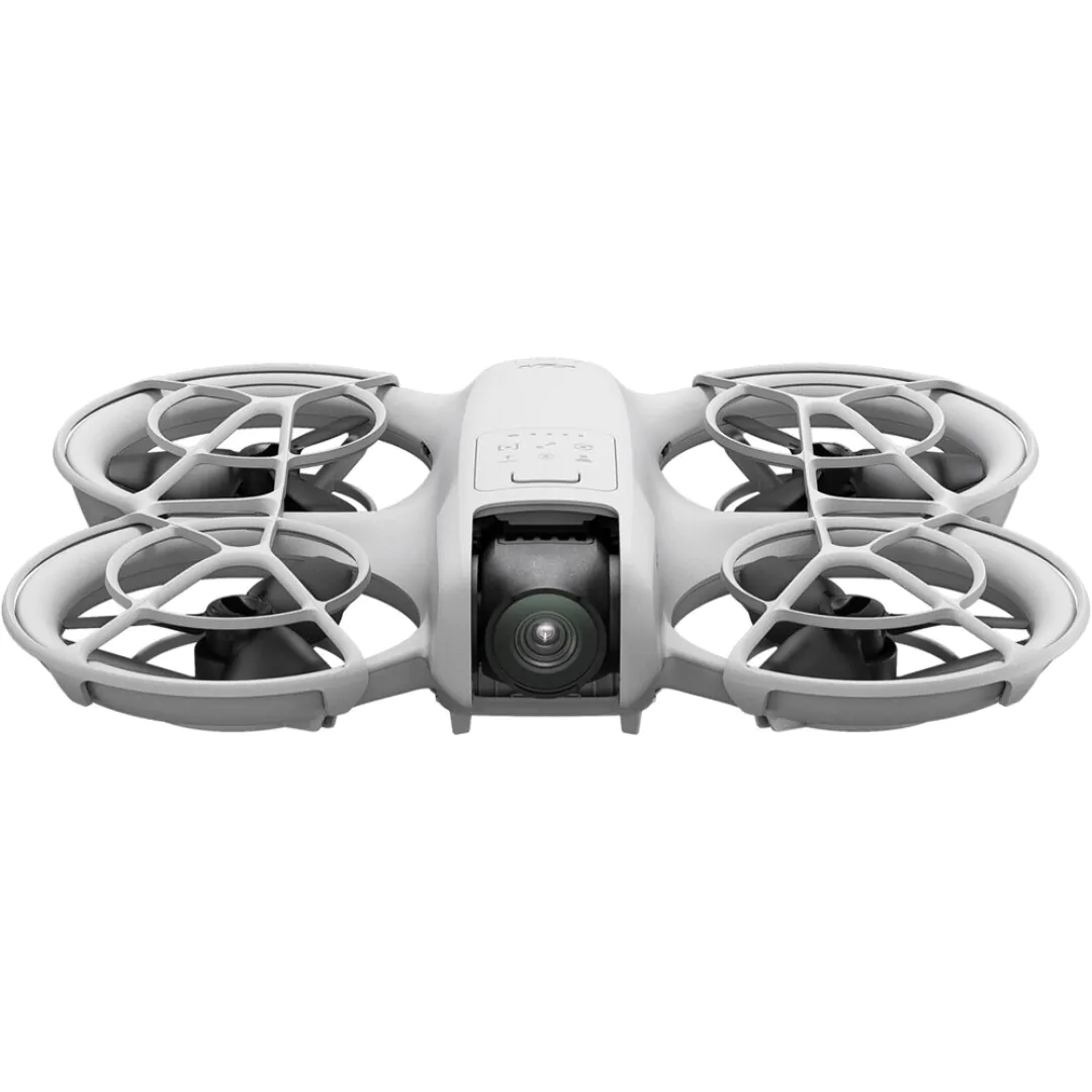Drone DJI Neo Padrão sem Controle Remoto — vista frontal Drone DJI Neo em vista frontal