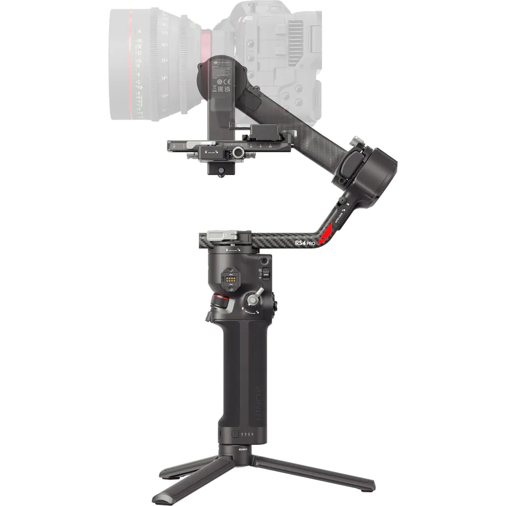 Estabilizador DJI RS 4 Pro Combo — perfil direito DJI RS 4 Pro em perfil direito