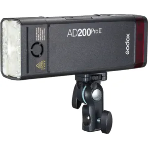 Godox AD200Pro II com cabeça de flash retangular
