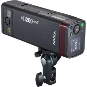 Painel de controle do Godox AD200Pro II