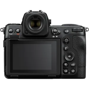 Nikon Z8 corpo em vista traseira