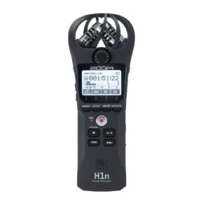 Gravador Zoom H1n em vista frontal