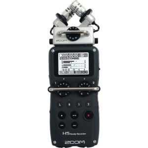 Gravador Zoom H5 em vista frontal